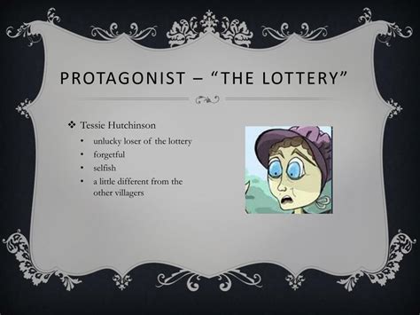 protagonist in the lottery|The Lottery Character Analysis .